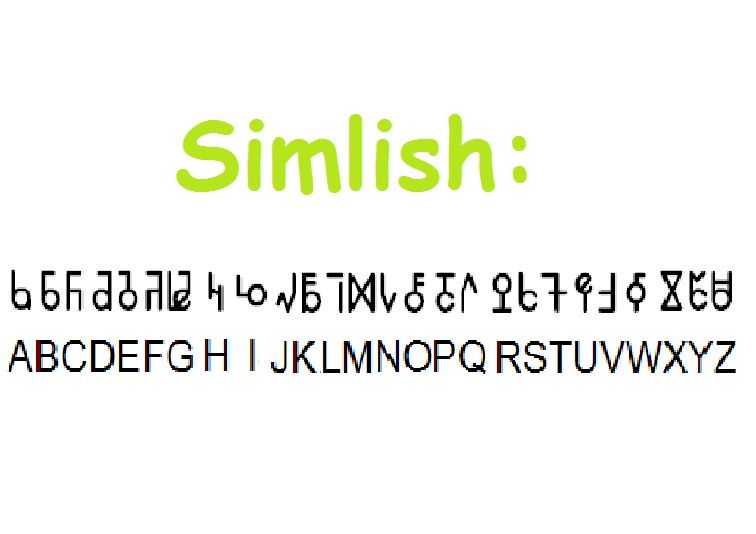 sims 4 language simlish